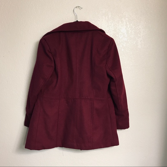 NWT Alpine Swiss Burgundy Trench Coat (Medium) - Picture 2 of 8